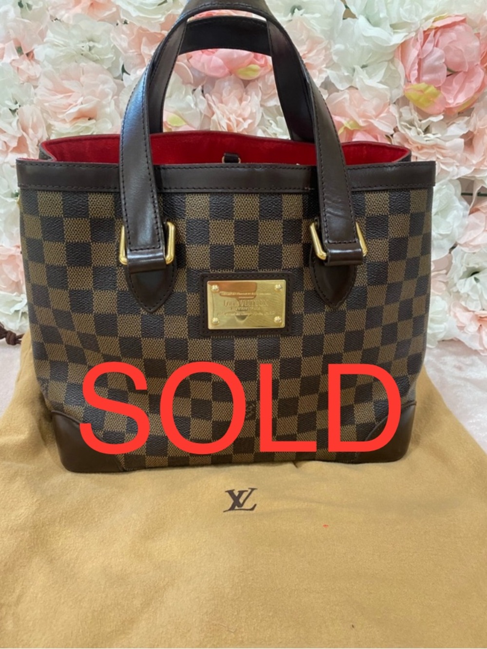 ***SOLD***Louis Vuitton Damier Ebene Hampstead PM